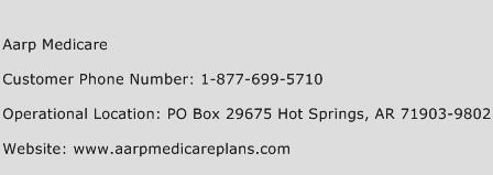 AARP Medicare Phone Number Customer Service