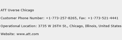 ATT Uverse Chicago Phone Number Customer Service