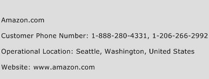 Amazon.com Phone Number Customer Service