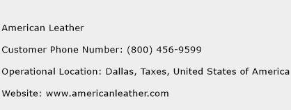 American Leather Phone Number Customer Service