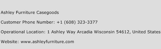 Ashley Furniture Casegoods Phone Number Customer Service
