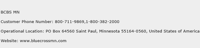 BCBS MN Phone Number Customer Service