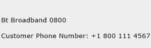 BT Broadband 0800 Phone Number Customer Service