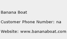 Banana Boat Phone Number Customer Service