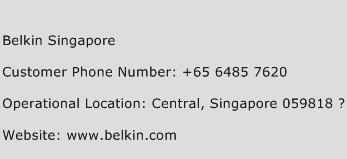 Belkin Singapore Phone Number Customer Service