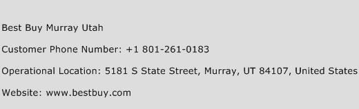 Best Buy Murray Utah Phone Number Customer Service