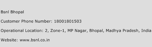 Bsnl Bhopal Phone Number Customer Service