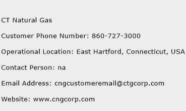 CT Natural Gas Phone Number Customer Service