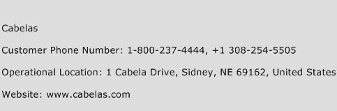 Cabelas Phone Number Customer Service