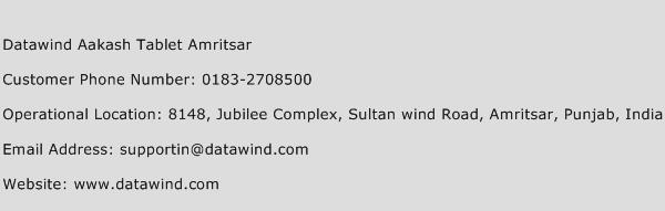 Datawind Aakash Tablet Amritsar Phone Number Customer Service