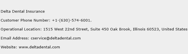 Delta Dental Insurance Phone Number Customer Service