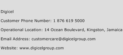 Digicel Phone Number Customer Service