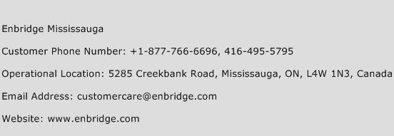 Enbridge Mississauga Phone Number Customer Service
