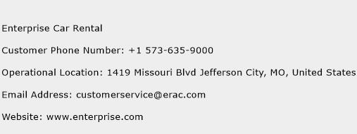 Enterprise Car Rental Phone Number Customer Service