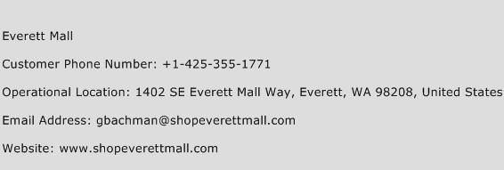 Everett Mall Phone Number Customer Service