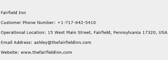 Fairfield Inn Phone Number Customer Service