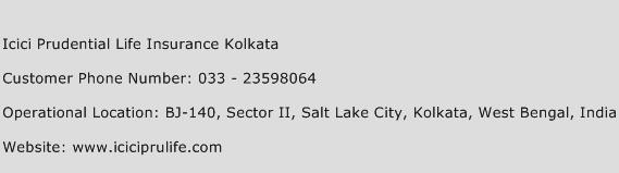 Icici Prudential Life Insurance Kolkata Phone Number Customer Service