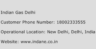 Indian Gas Delhi Phone Number Customer Service