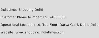 Indiatimes Shopping Delhi Phone Number Customer Service