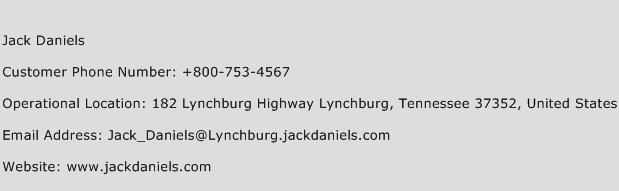 Jack Daniels Phone Number Customer Service
