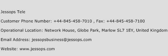 Jessops Tele Phone Number Customer Service