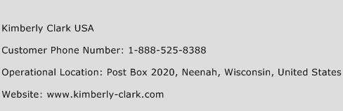 Kimberly Clark USA Phone Number Customer Service