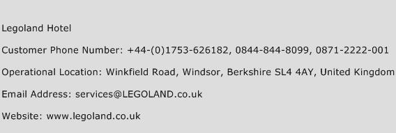 Legoland Hotel Phone Number Customer Service