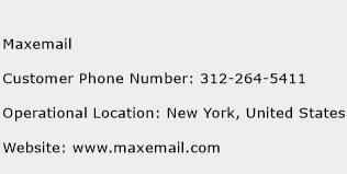 Maxemail Phone Number Customer Service