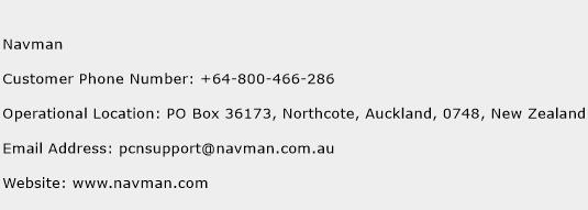 Navman Phone Number Customer Service