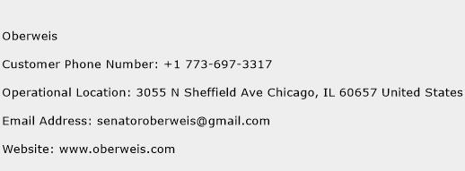 Oberweis Phone Number Customer Service