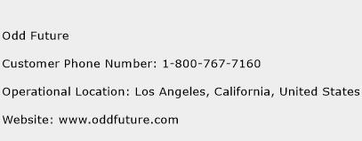 Odd Future Phone Number Customer Service