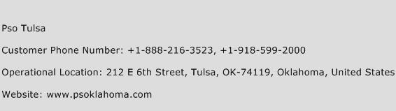 Pso Tulsa Phone Number Customer Service