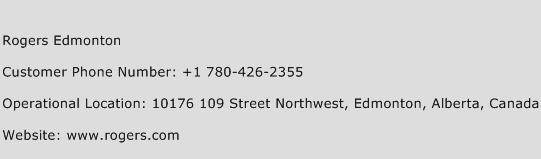 Rogers Edmonton Phone Number Customer Service