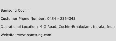 Samsung Cochin Phone Number Customer Service