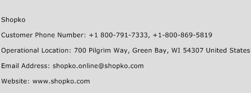Shopko Phone Number Customer Service