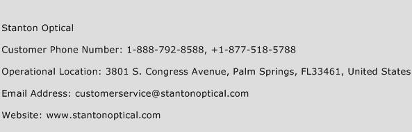 Stanton Optical Phone Number Customer Service