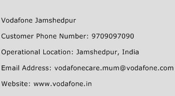 Vodafone Jamshedpur Phone Number Customer Service