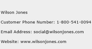 Wilson Jones Phone Number Customer Service