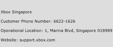 Xbox Singapore Phone Number Customer Service