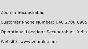 Zoomin Secundrabad Phone Number Customer Service